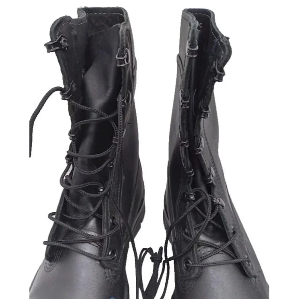NEW Bates 1621 Men's BLACK 9 Inch US Navy Durashocks Steel Toe Boot SZ 6.0 WIDE‎